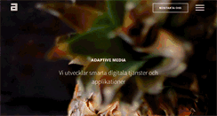 Desktop Screenshot of adaptivemedia.se