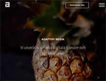 Tablet Screenshot of adaptivemedia.se